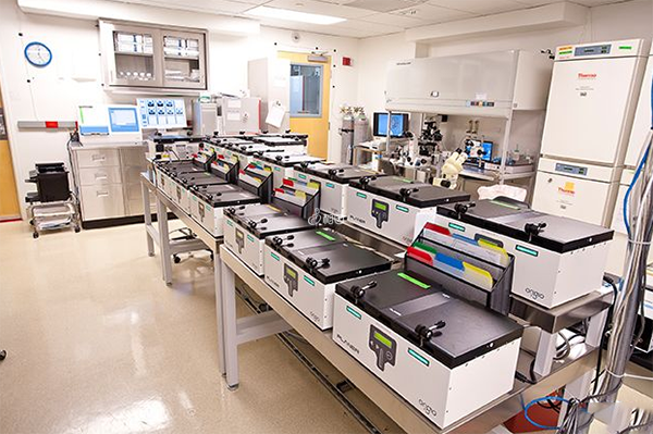南加州生殖中心胚胎实验室