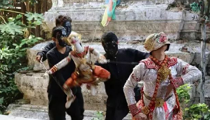 泰国传统木偶剧表演